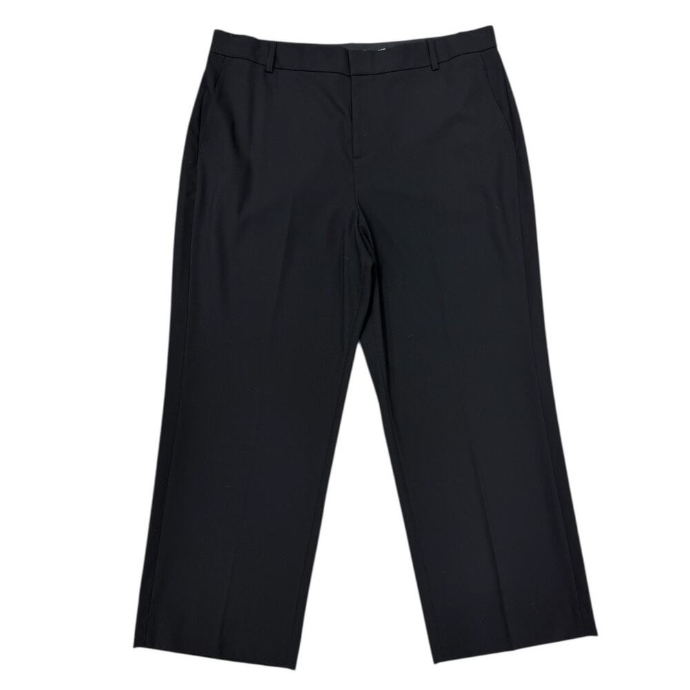 Vince Black Wool-Blend Wide-Leg Tailored Pants Women’s 20 Classic Career NWT